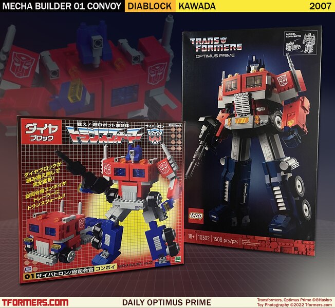 Daily Prime   Diablock Convoy Vs LEGO Optimus Prime  (1 of 3)